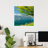 詩編139時23～24分 ポスター (ホームオフィス)