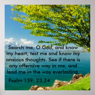 詩編139時23～24分 ポスター