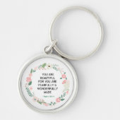 詩編139美しい キーホルダー (正面)