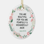 詩編139美しい セラミックオーナメント (右)