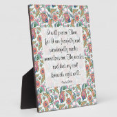 詩編139:14プラーク フォトプラーク (側面)