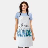 詩編139:14恐ろしく、素晴らしく作られた エプロン (着用した状態)