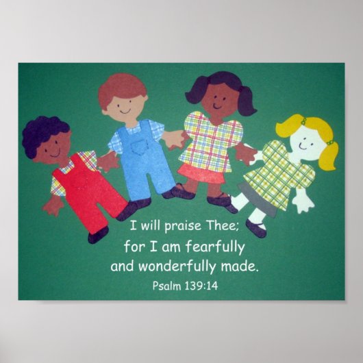 詩編139:14 ポスター (正面)