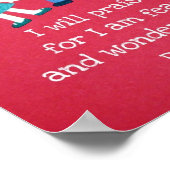 詩編139:14 ポスター (角)