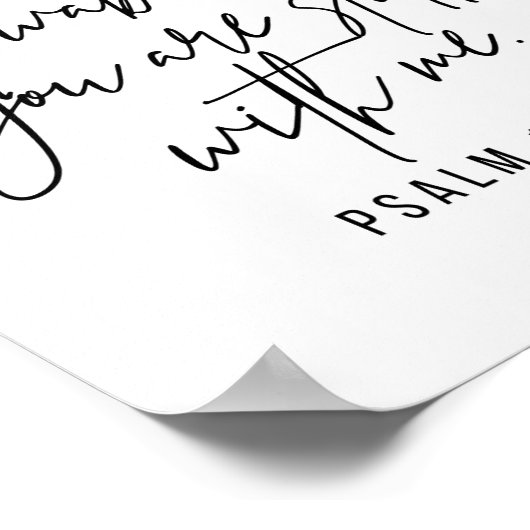 詩編139:18 ポスター (角)