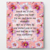 詩編139:23-24プラーク フォトプラーク (正面)