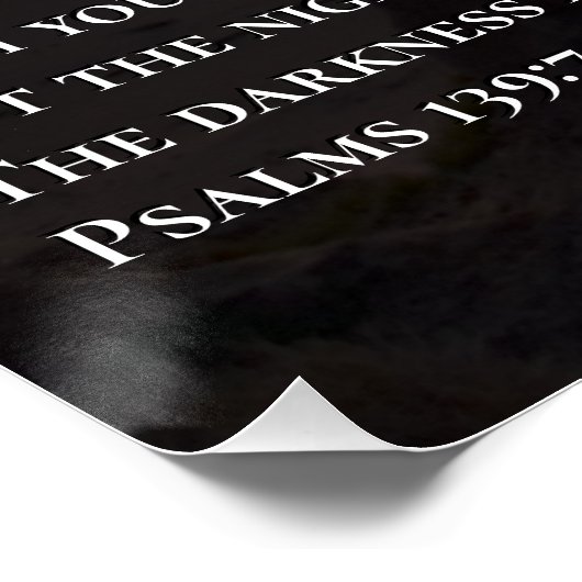 詩編139:7-12 ポスター (コーナー)