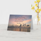 詩編139: 9,10 カード (黄色い花)