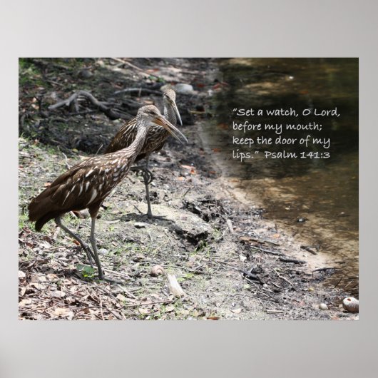 詩編141:3聖なる書物、 経典ポスター ポスター (正面)