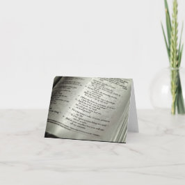 詩編143 [グリーティングカード] カード