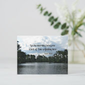 詩編143:8朝に言わせてくれ….. ポストカード (スタンド正面)