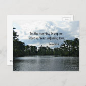 詩編143:8朝に言わせてくれ….. ポストカード (正面/裏面)