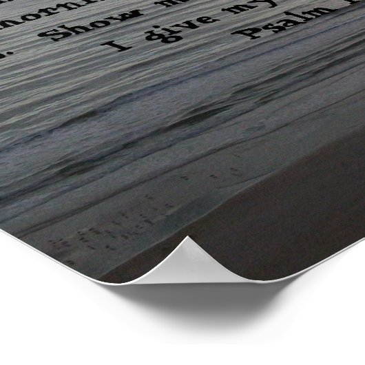 詩編143:8 ポスター (角)