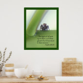 詩編145:15聖なる書物、 経典ポスター ポスター (キッチン)