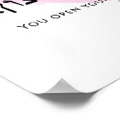 詩編145:15 「手を開け」 ポスター (角)