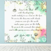 詩編147 キャンバスプリント (インサイチュ (ウッドフロア))