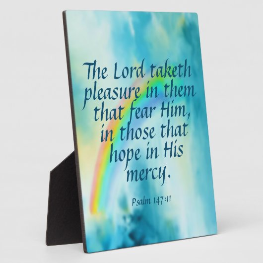 詩編147:11 フォトプラーク (側面)