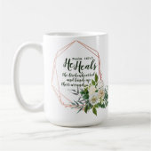 詩編147:3コーヒーマグ コーヒーマグカップ (左)