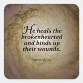 詩編147:3 スクエアシール (正面)