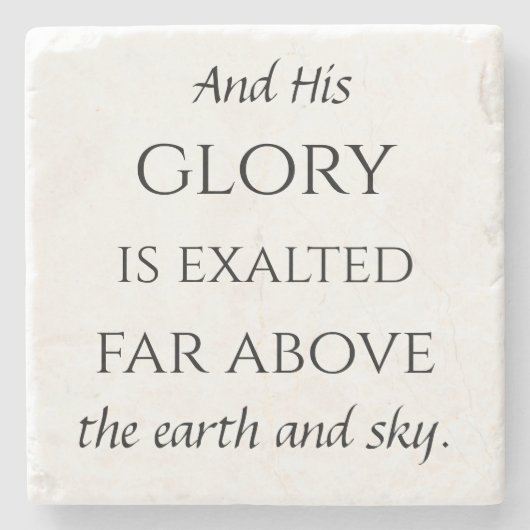 詩編148石コースター6/6 ストーンコースター (正面)