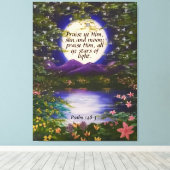 詩編148:3キャンバス印刷 キャンバスプリント (インサイチュ (ウッドフロア))