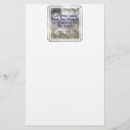 詩編150: 6 便箋 (正面)