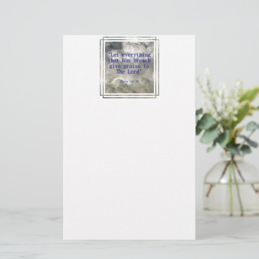 詩編150: 6 便箋 (スタンド正面)