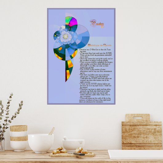 詩編16. ポスター (キッチン)