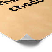 詩編17:8聖なる書物、 経典プリント ポスター (角)