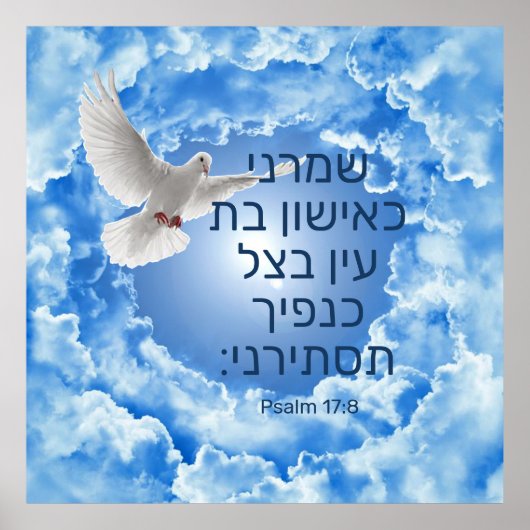 詩編17:8 ポスター (正面)