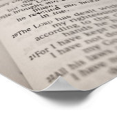 詩編18:19 [プリント] ポスター (角)