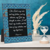 詩編18:2 フォトプラーク (側面)