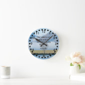 詩編18:2 ラウンド壁時計 (ホーム)