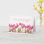 詩編18:2,勇気付けられるがん患者 カード (黄色い花)