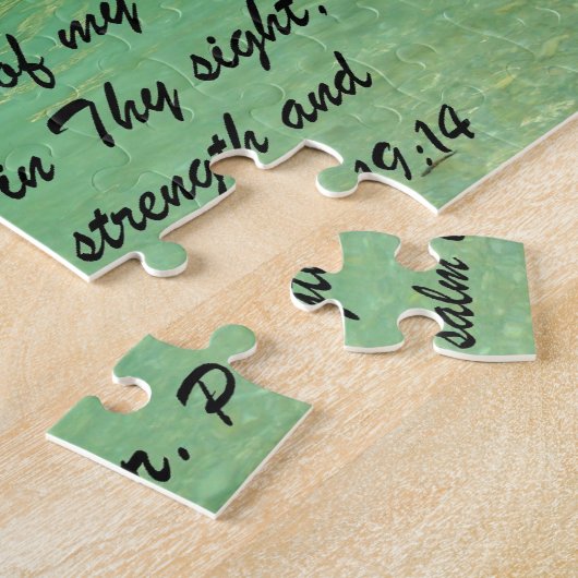 詩編19:14 ジグソーパズル (側面)