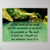 詩編19:14 ポスター (正面)