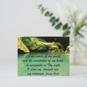 詩編19:14 ポストカード (スタンド正面)