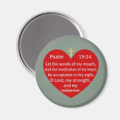 詩編19:14 マグネット (正面/裏面)