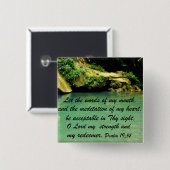 詩編19:14 缶バッジ (正面&裏面)