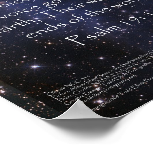 詩編19:1-4 ポスター (角)