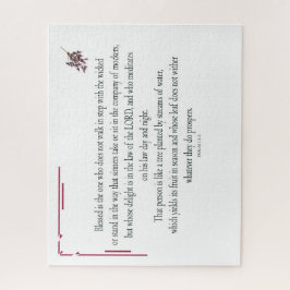 詩編1、昼と夜、水の流れ、 ジグソーパズル