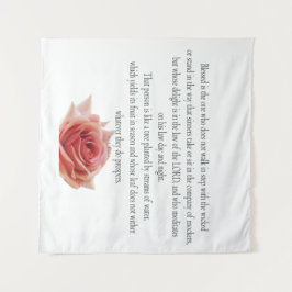 詩編1、昼と夜、水の流れ、 タペストリー