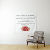 詩編1、昼と夜、水の流れ、 タペストリー (インサイチュ)