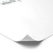 詩編1、昼と夜、水の流れ、 ポスター (角)