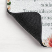 詩編1、昼と夜、水の流れ、 マウスパッド (コーナー)