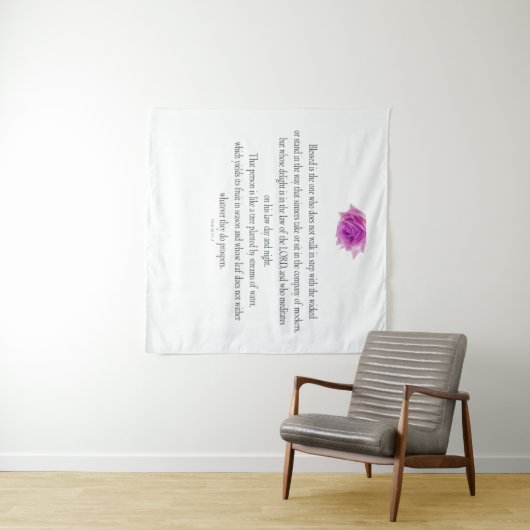 詩編1、花、 タペストリー (インサイチュ(横))