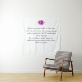 詩編1、花、 タペストリー (インサイチュ)