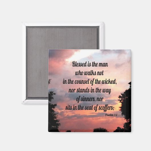 詩編1:1 マグネット (正面/裏面)