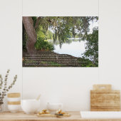 詩編1:1-3聖なる書物、 経典ポスター ポスター (キッチン)