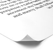 詩編23ウォールアートプリント可能バイブル詩聖なる書物、 経典 ポスター (角)